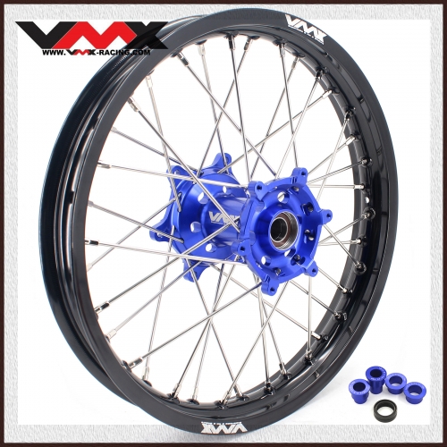 VMX 2.15*19"  Rear Single Wheel Fit YAMAHA YZ250F 2001-2020 YZ450F Blue Hub Black Rim