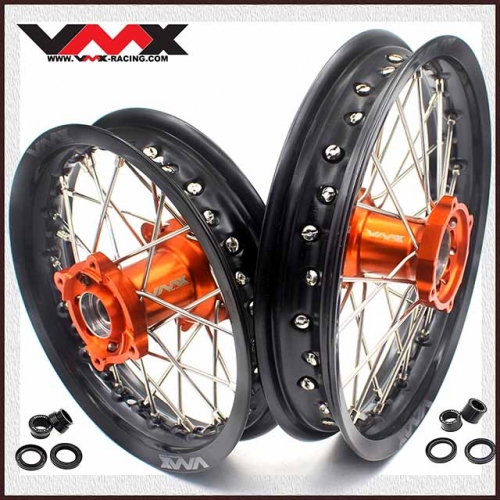 VMX 1.6*12/1.6*10 Kid's Wheels Set Fit KTM50 SX 2014-2024 Dirt Bike