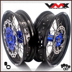 VMX 3.5/5.0 Motorcycle Supermoto Wheel Disc Fit YAMAHA WR250F WR450F 2003-2018 Blue Hub