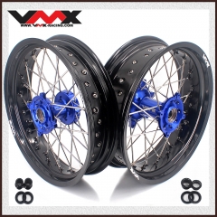 VMX 3.5/5.0 Motorcycle Supermoto Wheel Set Fit SHERCO  SER & SEF (All) Blue Hub