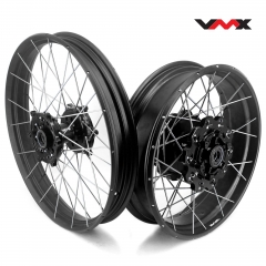 VMX 2.5*19"/4.25*17" Tubeless Wheels Fit KTM790 Adventure R 2019-2023, KTM890 2021-2023   Rims Black Hub Black Rim
