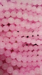 high quality 2strands 6 8 10 12mm Jade Beads Round Ball Blue Clear white Black Cherry Fuchsia Pink R