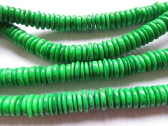 wholesael 8 10 12 14mm 2strands turquoise stone button rondelle lite green summer loose beads