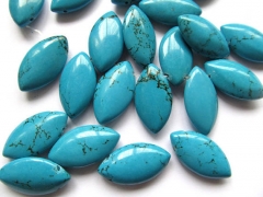15x30mm 23pcs turquoise semi precious horese eye marquoise green blue jewelry beads