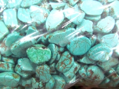 15-35mm 100pcs turquoise semi precious cabochons freeform slab blue green jewelry beads -have no dri