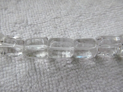 LOT natural white quartz beads, 10-14mm 10strands 16inch strand,freeform column bar crystal gergous 