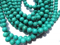 high quality 6mm 5strands turquoise semi precious round ball faceted green blue jewelry beads