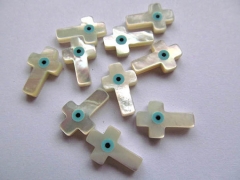 100pcs 9x14mm ,Top Quality ,MOP shell mother of pearl roundel hamsa oval clove cross hand evil assor