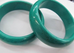 handmade 12mm 1pcs turquoise gemstone round bracelet angle jewelry bead