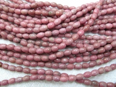 batch 5strands 4-10mm genuine rhodonite white turquoise Affrical turquoise semi precious rice barrel