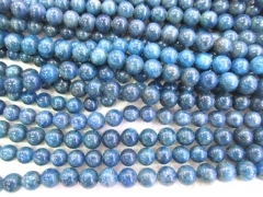 wholesale 4-14mm full strand  Apatite Gemstone Round Ball Blue Loose Bead