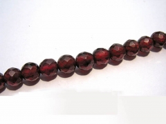 genuine garnet rhodolite beads 4568mm 5strands 16inch strand ,high quality round ball faceted cri