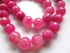 bulk 10mm 5strands agate bead round ball faceted pink green watermelon assortment jewelry loose bead