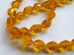 top quality 10x14mm full strand crystal quartz DIY bead rice barrel egg twist handmade faceted jewel