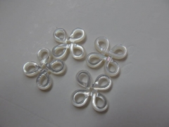 high quality 25mm 12pcs handmade flower carved MOP shell mother of pearl butterfly carved jewelry be