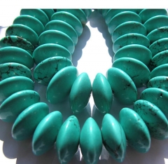 high quality turquoise semi precious rondelle abacus green blue tibetant jewelry beads 4x8,4x10mm--2