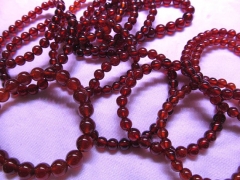 genuine garnet rhodolite beads 8mm 24pcs ,high quality round ball brown coffee red jewelry beads bra