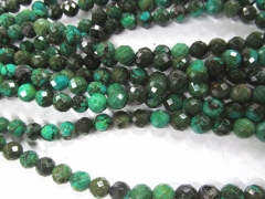high quality turquoise semi precious round ball faceted green blue black jewelry beads 4-12mm 2srand