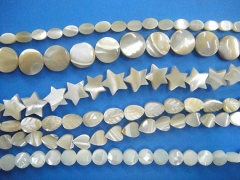 genuine MOP shell rondelle 8mm 5strands 16inch,high quality mother of pearl MOP clove assortment bea