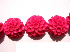 20%off--5strands 15mm chrysanthemum Acrylic jewelry gergeous Resin Platic bead resin jewelry rose fl