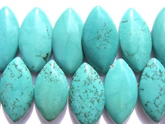 turquoise beads horese eye marquoise green blue jewelry beads 16x30mm 19pcs