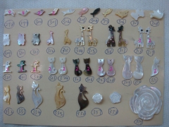 wholeslae 10strands 150pcs 12x14mm ,top quality, MOP shell mother of pearl sheep animals assortment 