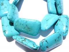 bulk high quality turquoise semi precious T shape jewelry bead 20x30mm--5strands 70pcs