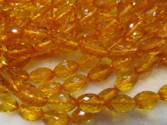 6x8mm 9x13mm 16inch citrine quartz DIY bead rice barrel egg handmade faceted jewelry bead