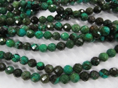 high quality turquoise semi precious round ball faceted green blue black jewelry beads 4-12mm 2srand