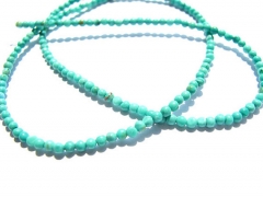5strands 2 3 4 6mm turquoise semi precious round ball green blue jewelry beads