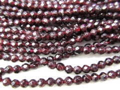 genuine garnet rhodolite beads 6mm 5strands 16inch strand ,high quality round ball faceted crimson r