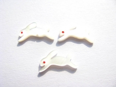 3strands 100pcs 8x15mm ,Top Quality ,MOP shell mother of pearl rabbit elephant animals white assortm