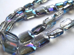 10x14-27x32 mm full strand crystal gergous rectangle ablong faceted royal blue charm jewelry bead