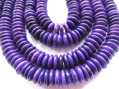 high quality bulk turquoise stone heishi dark purple jewelry beads 10mm--5strands 16inch/per strand