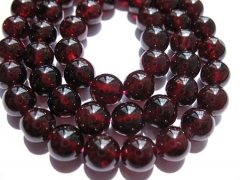 4 6 8 10 12mm full starnd high quality genuine garnet rhodolite semi precious round ball crimsone re