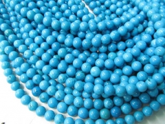 2 3 4 5 6 7 8 10mm high quality Stabilized turquoise semi precious round ball dark blue green charmj