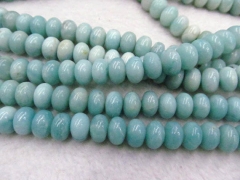 2x4 3x5 4x6 5x8mm full strandStunning blue amazonite faceted rondelle beads