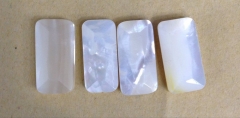 50pcs 10x20mm high qulaity natural MOP shell mother of pearl rectangle column bar jewelry beads