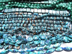 50% off last batch synthesize turquoise malachite beads assortment 6-35mm 50strands--by express ship