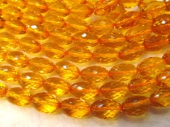 6x8mm 9x13mm 16inch citrine quartz DIY bead rice barrel egg handmade faceted jewelry bead