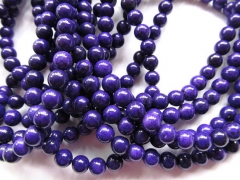 batch turquoise beads round ball dark purple assortment jewelry beads 6mm--10strands 16inch/per stra