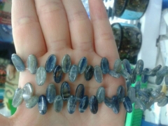 genuine kyanite beads 6x12mm 2strands 16inch strand ,high quality marquoise horse eye blue jewelry b