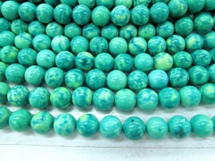 Black Friday Sales New Arrive 4-22mm high quality turquoise semi precious round ball green aqua blue