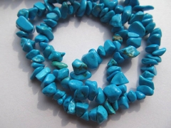 wholesale bulk turquoise stone dark blue ewelry beads 4-6mm--10strands 16inch/per strand