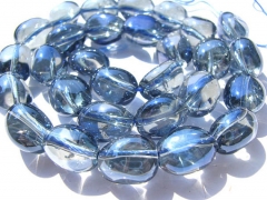 genuine rock crysal quartz 15-20mm 16inch strand,high quality freeform nuggets blue jewelry beads