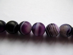 high quality fire agate bead round ball purple black veins crab assortment jewelry beads 10mm--5stra