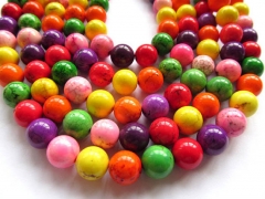 20%off --8mm 5strands, wholesale turquoise beads round ball pink yellow red purple assorment jewelry