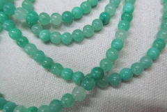 high quality lot genuine hemimorphite gemstone beads 10mm 2strands 16inch strand, round ball green j