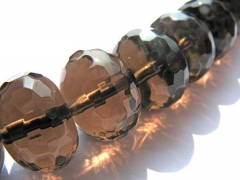 genuine smoky quartz rondelle abacus wheel faceted high quality jewelry beads 4x6 5x8 6x10mm full st