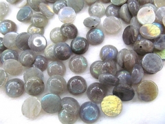 high quality genuine labradorite cabochons,roundel coin disc 10-12mm 12pcs